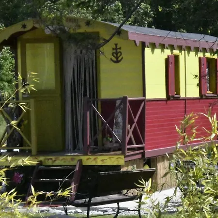 Hébergement de vacances Roulotte Pour Nuit En Amoureux Equipee.. Noyelles-sur-Mer
